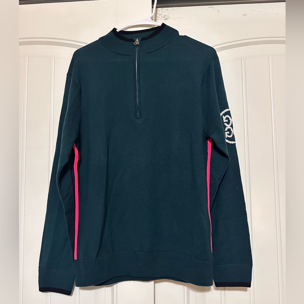G/Fore | Men's Performance Golf Wool Quarter Zip Pullover Sweater